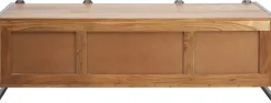Szafka RTV Drzwi Przesuwne Drewno Akacjowe Nogi Stalowe 145x45 Cm*KARE Design Best
