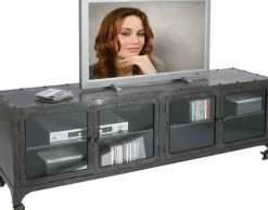 Szafka RTV Factory 160x56 Cm Metaliczna*KARE Design Hot