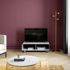 Szafka RTV Lounge 90x30 Cm Biała*KARE Design Online
