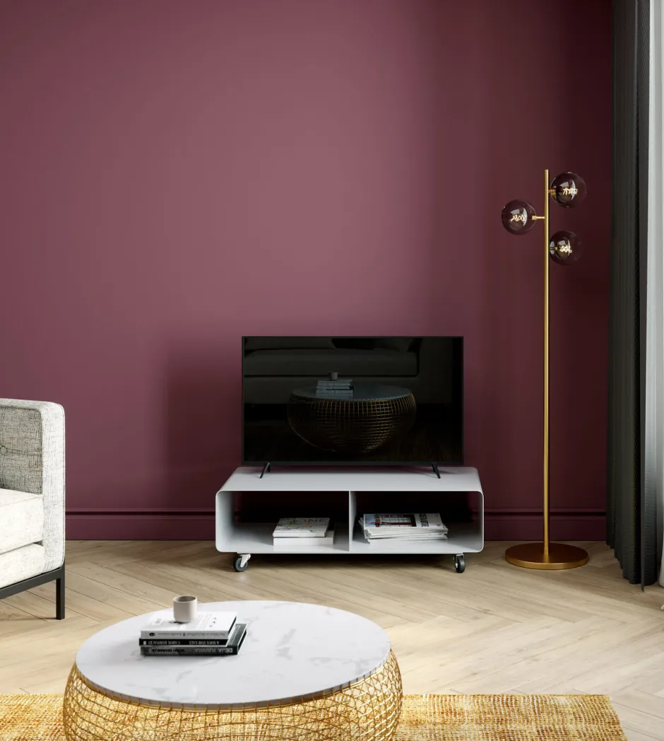 Szafka RTV Lounge 90x30 Cm Biała*KARE Design Online