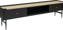 Szafka RTV Milano 200x55 Cm Ciemnobrązowa*KARE Design Clearance