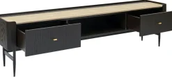 Szafka RTV Milano 200x55 Cm Ciemnobrązowa*KARE Design Clearance