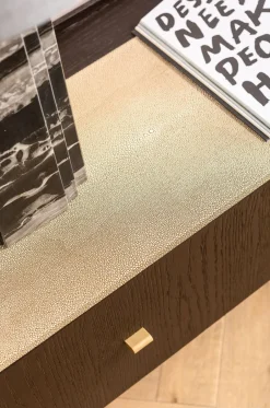 Szafka RTV Milano 200x55 Cm Ciemnobrązowa*KARE Design Clearance