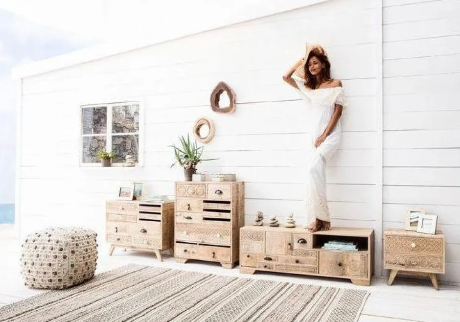 Szafka RTV Puro 125x45 Cm Naturalna*KARE Design Hot