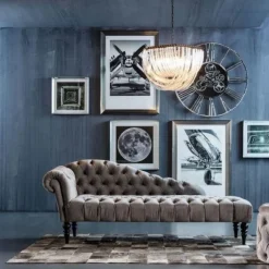 Szezlong Desire 200x85 Cm Szary*KARE Design Hot