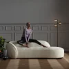 Szezlong Do Salonu Beżowy Tapicerowany 200x108 Cm*KARE Design Hot