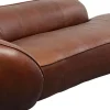 Szezlong Duży Ekskluzywny Brązowy Skóra Semianilinowa 252x108 Cm*KARE Design Sale