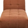 Szezlong - Moduł Pikowany Brązowy 90x147 Cm*KARE Design Outlet