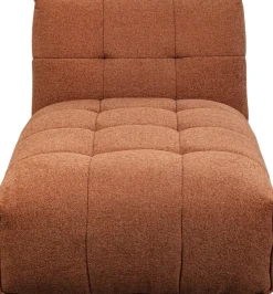 Szezlong - Moduł Pikowany Brązowy 90x147 Cm*KARE Design Outlet
