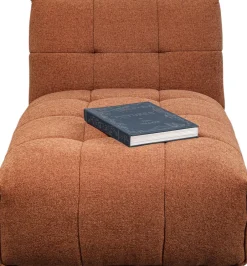 Szezlong - Moduł Pikowany Brązowy 90x147 Cm*KARE Design Outlet