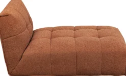 Szezlong - Moduł Pikowany Brązowy 90x147 Cm*KARE Design Outlet