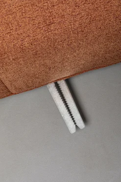 Szezlong - Moduł Pikowany Brązowy 90x147 Cm*KARE Design Outlet
