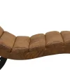 Szezlong Tapicerowany Brązowy Vintage Nogi Bukowe Czarne 190 Cm*KARE Design Hot