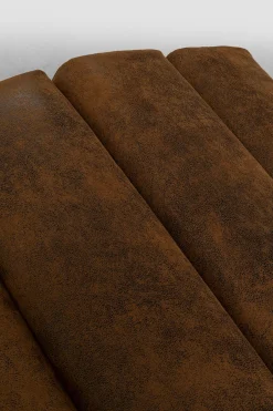 Szezlong Tapicerowany Brązowy Vintage Nogi Bukowe Czarne 190 Cm*KARE Design Hot