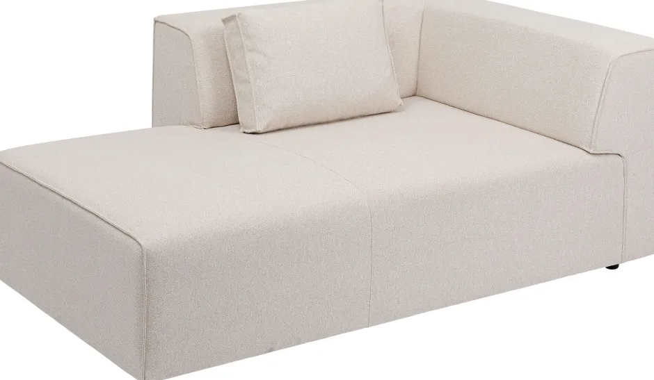 Szezlong Tapicerowany Kremowy Moduł Lewy 182x118 Cm*KARE Design Sale