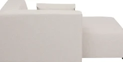 Szezlong Tapicerowany Kremowy Moduł Lewy 182x118 Cm*KARE Design Sale