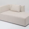 Szezlong Tapicerowany Moduł Kremowy Prawy 182x118 Cm*KARE Design Hot
