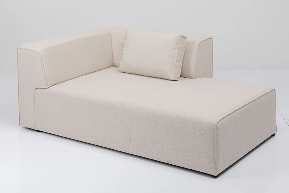 Szezlong Tapicerowany Moduł Kremowy Prawy 182x118 Cm*KARE Design Hot