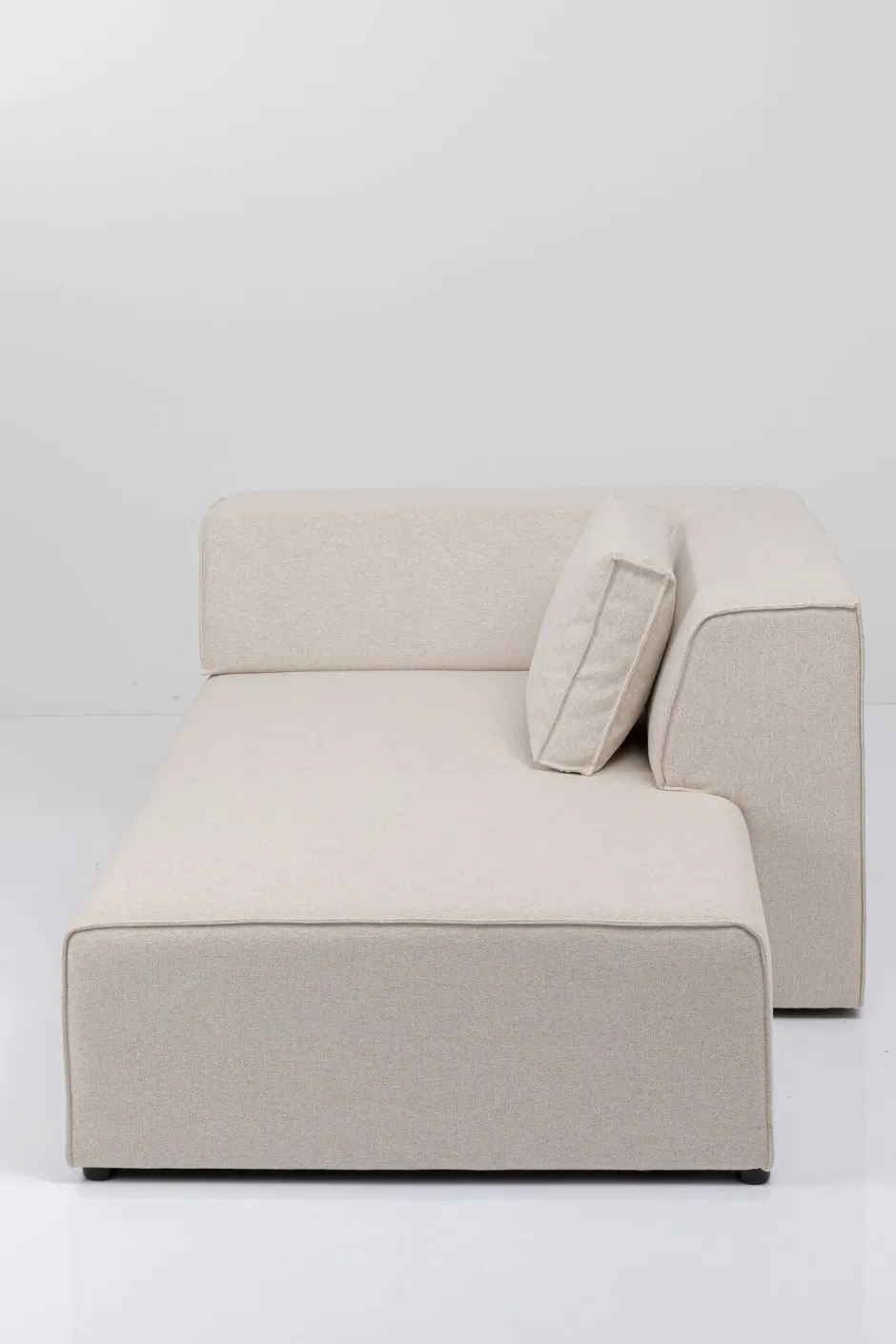 Szezlong Tapicerowany Moduł Kremowy Prawy 182x118 Cm*KARE Design Hot