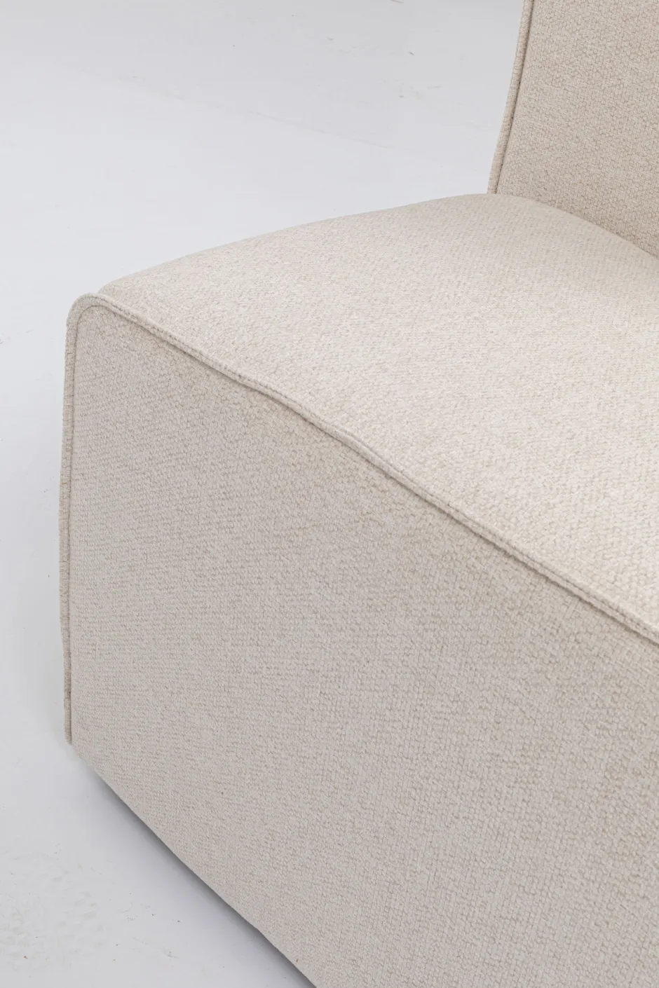 Szezlong Tapicerowany Moduł Kremowy Prawy 182x118 Cm*KARE Design Hot