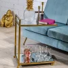 Szklanka Diamond Gold Rim 710 Ml Transparentna*KARE Design Discount