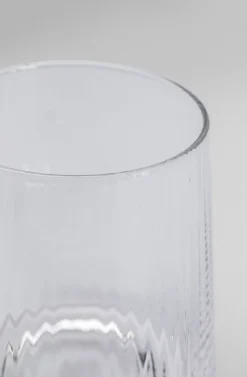 Szklanka Riffle 440 Ml Transparentna*KARE Design Sale