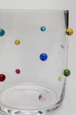 Szklanka Transparentna Wzór Kolorowe Kulki 300 Ml*KARE Design