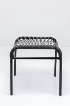 Taboret - Podnóżek Ogrodowy Acapulco 40x40 Cm Czarny*KARE Design Discount