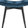 Taboret - Podnóżek Vicky 59x46 Cm Niebieskozielony - Nogi Czarne*KARE Design Clearance
