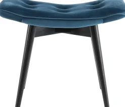 Taboret - Podnóżek Vicky 59x46 Cm Niebieskozielony - Nogi Czarne*KARE Design Clearance