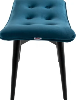 Taboret - Podnóżek Vicky 59x46 Cm Niebieskozielony - Nogi Czarne*KARE Design Clearance