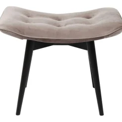 Taboret Vicky Velvet 48x37 Cm Szary*KARE Design Online