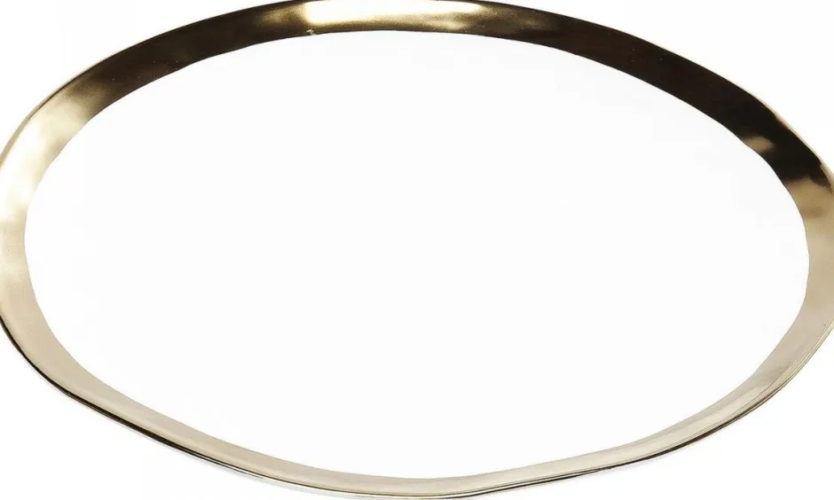Talerz Bell ∅26 Cm Biało-złoty*KARE Design Hot