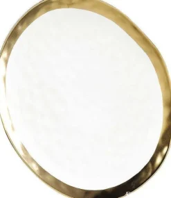 Talerz Bell ∅31 Cm Biało-złoty*KARE Design Online