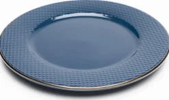 Talerz Deserowy Ceramiczny Niebieski Ø20 Cm*KARE Design Best