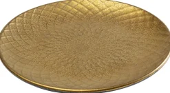 Talerz Deserowy Z Porcelany Złoty Ø20 Cm*KARE Design Best