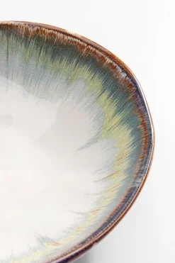 Talerz Głęboki Organic ∅20 Cm Biało-niebieski*KARE Design Outlet