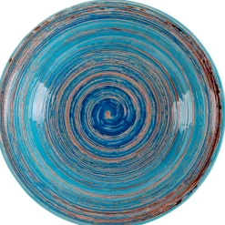 Talerz Głęboki Swirl Ø21 Cm Niebieski*KARE Design Online