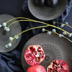 Talerz Gwayi Czarno-biały Ø21 Cm*KARE Design Sale