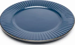 Talerz Obiadowy Ceramiczny Niebieski Ø27 Cm*KARE Design Outlet
