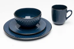 Talerz Obiadowy Ceramiczny Niebieski Ø27 Cm*KARE Design Outlet