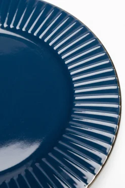 Talerz Obiadowy Ceramiczny Niebieski Ø27 Cm*KARE Design Outlet