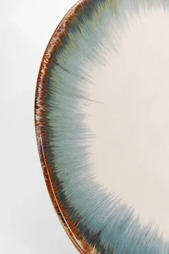 Talerz Organic ∅26 Cm Biało-niebieski*KARE Design Outlet