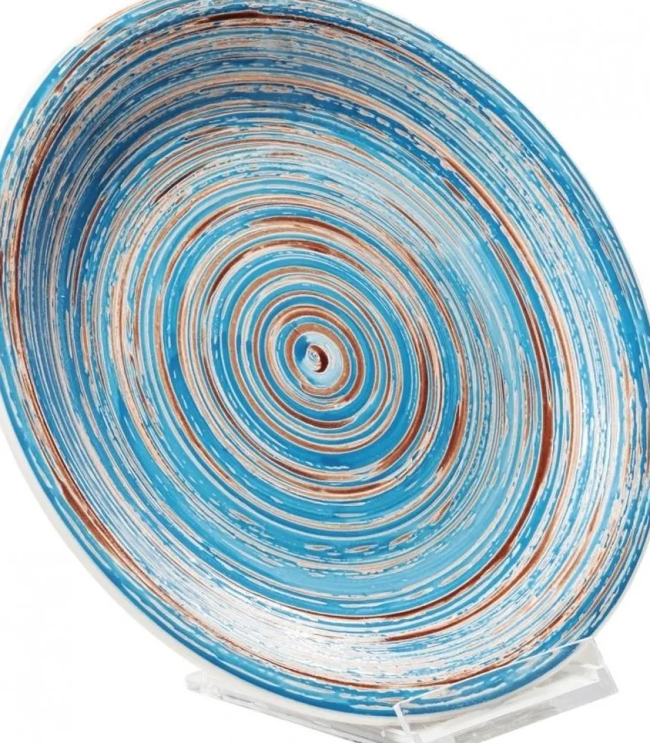 Talerz Swirl Ø19 Cm Niebieski*KARE Design Outlet