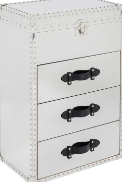 Toaletka Z Lustrem I Szufladami Glamour Stal Nierdzewna 65x100 Cm*KARE Design Sale