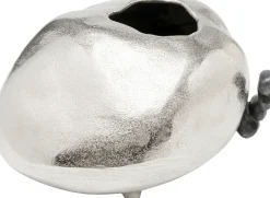 Wazon Aluminiowy Srebrny 31x28 Cm Niklowany*KARE Design Online