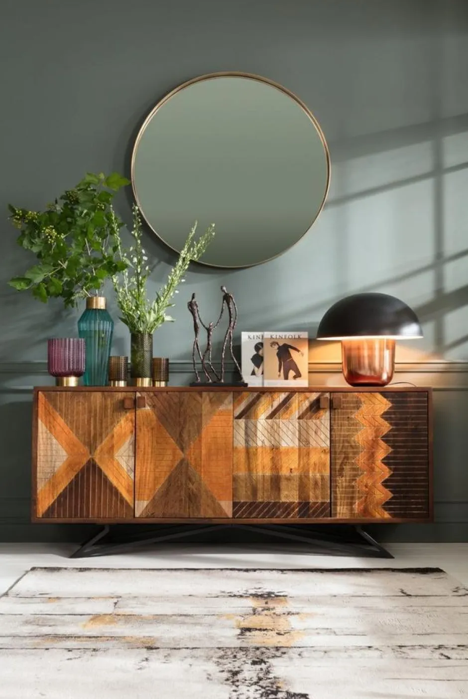 Wazon Barfly Ø11x25 Cm Zielony*KARE Design Online