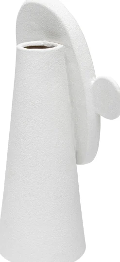 Wazon Biały Ceramiczny Twarz 17x29 Cm*KARE Design Discount