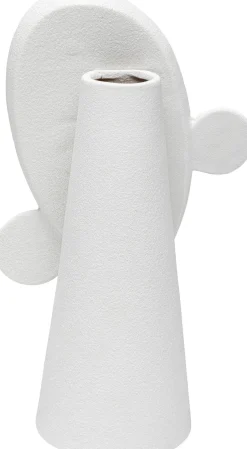 Wazon Biały Ceramiczny Twarz 17x29 Cm*KARE Design Discount