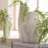 Wazon Biały Z Motywem Ludzkiego Ciała Ceramiczny 16x22 Cm*KARE Design Hot